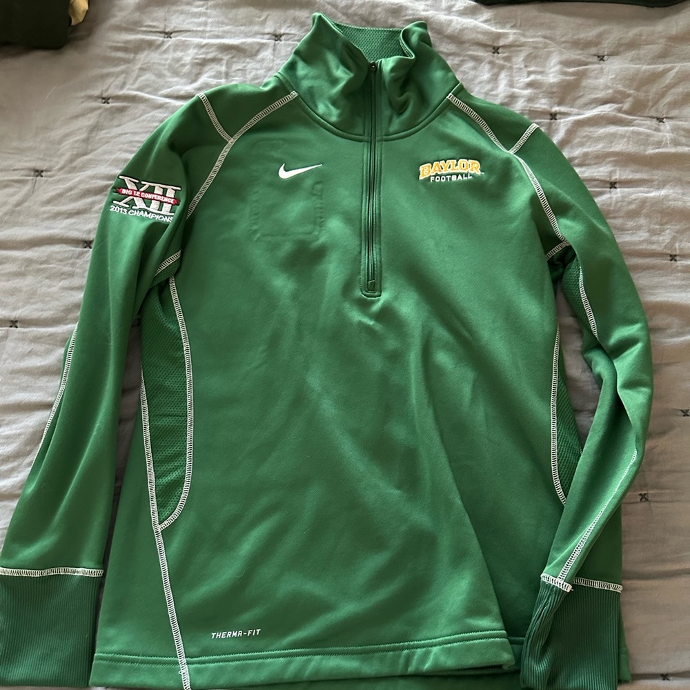 Nike Baylor Big 12 champions 1/4 zip fiesta bowl